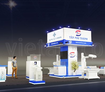 gian hàng Tân Mai Thành 18x6m