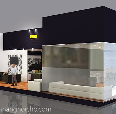 Thiết kế gian hàng hội chợ VIFA