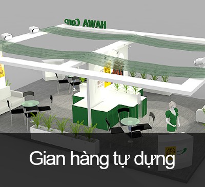 Thiết kế gian hàng HAWA