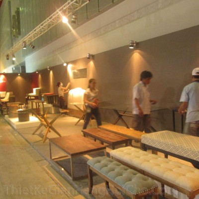 Thi công gian hàng tại VIFA 2015