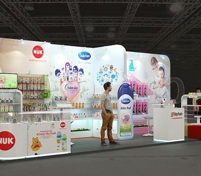 Thiết kế gian hàng đẹp 3