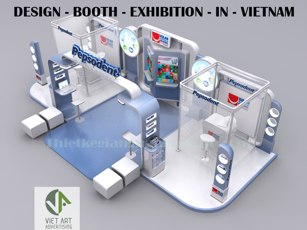 VIET ART Advertising Agency – DESIGN BOOTH EXHIBITION IN VIETNAM