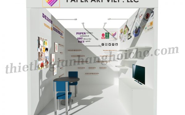 Booth Paper Art Viet – Gian hàng tiêu chuẩn tại triển lãm LifeStyle 2019