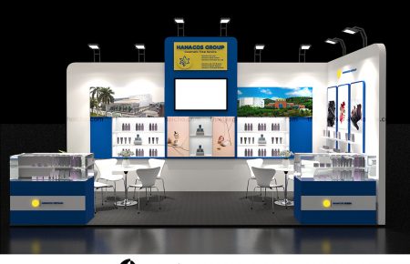 THIẾT KẾ THI CÔNG GIAN HÀNG HANACOS